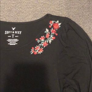 Black long sleeve shirt